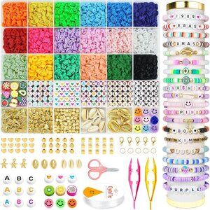 Brand New 5300pc Clay Beads Bracelet Making Kit
